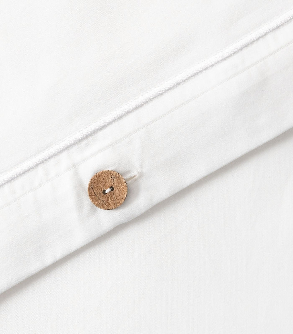 Organic Cotton Sateen Quilt Cover Set - Luxe - White