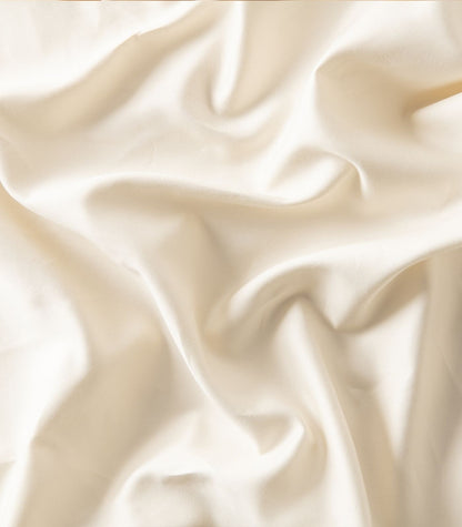 Organic Cotton Fitted - Sateen Sheet Luxe - Ivory