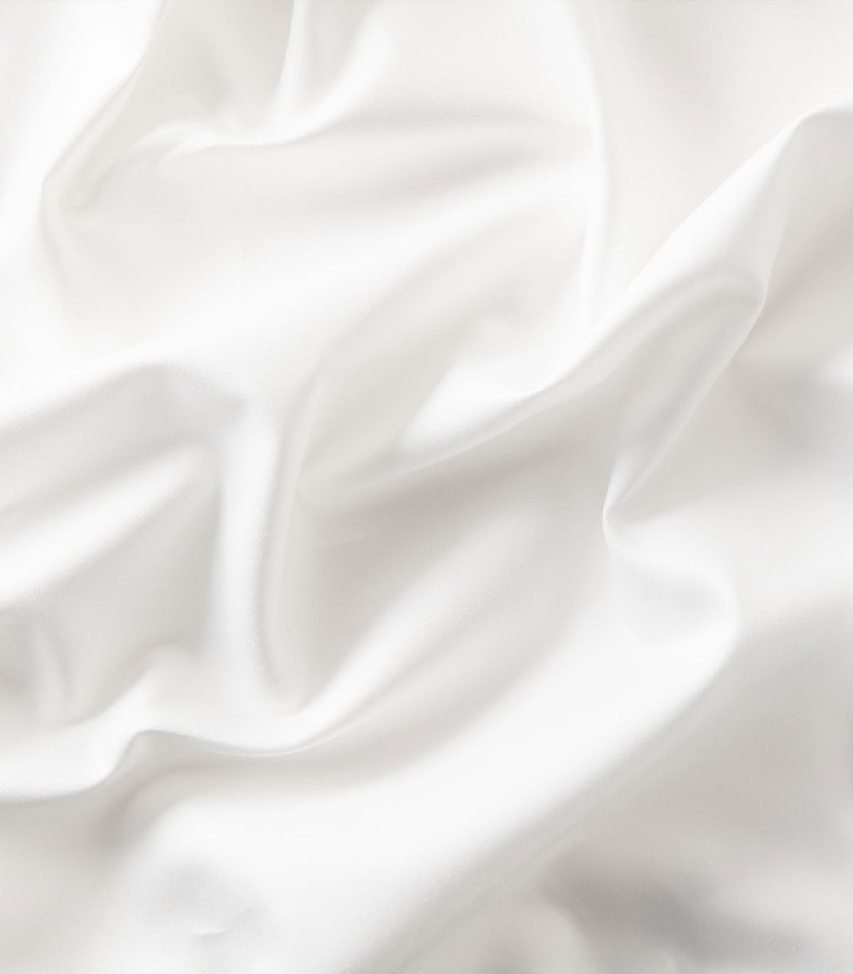 Organic Cotton Fitted - Sateen Sheet Luxe - White