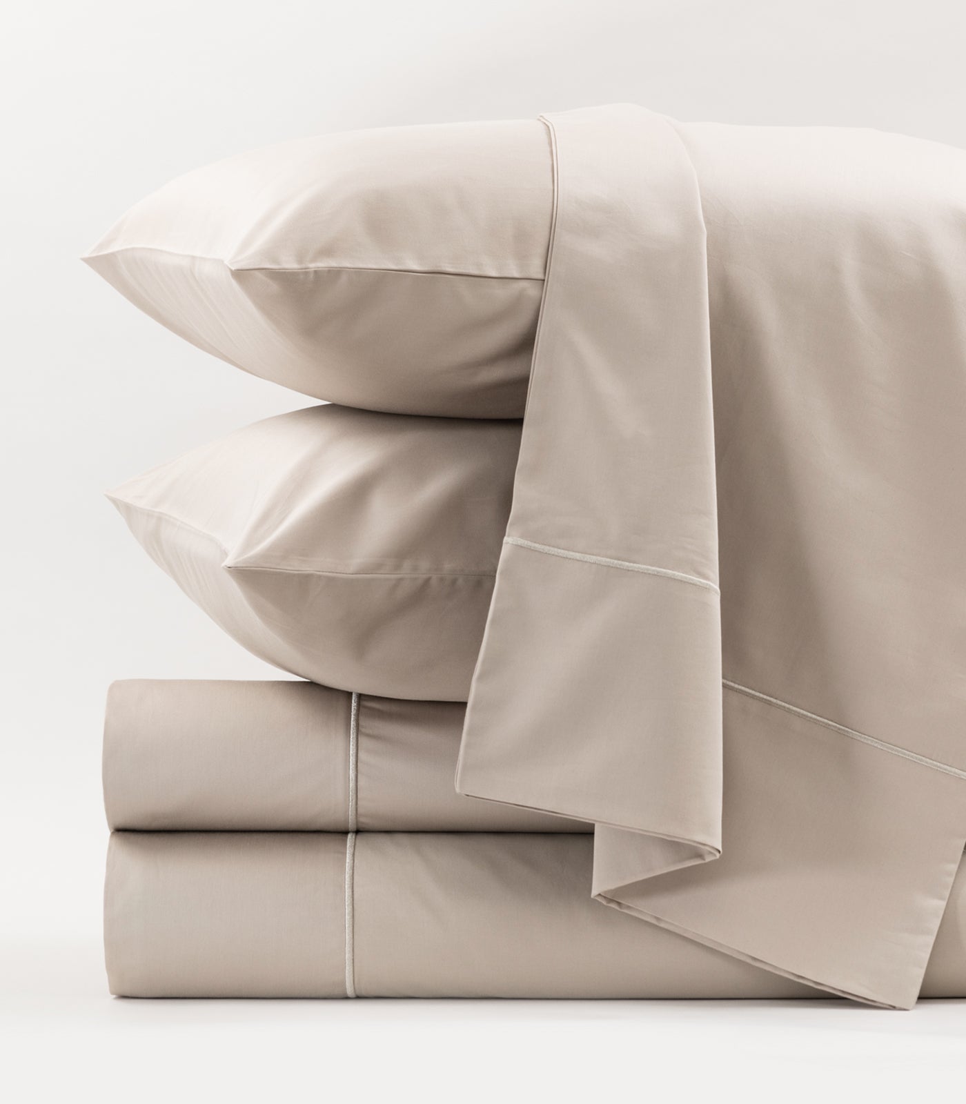 Sateen Luxe Sheet Set - Taupe