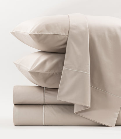 Sateen Luxe Sheet Set - Taupe