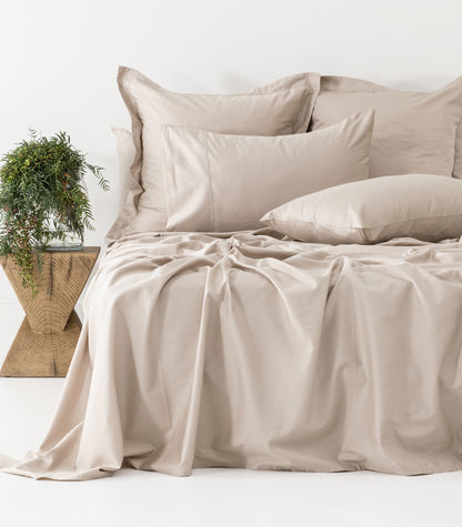 Sateen Luxe Sheet Set - Taupe