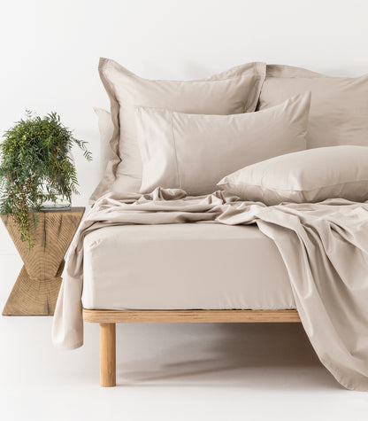 Sateen Luxe Sheet Set - Taupe