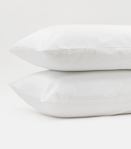 Sateen Luxe Pillow Cases - White