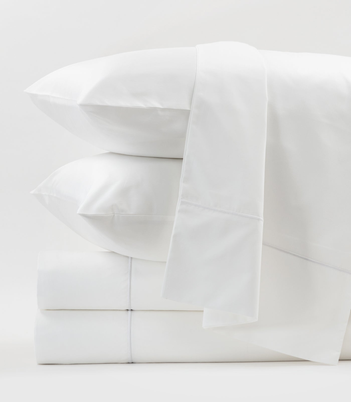 Sateen Luxe Sheet Set - White