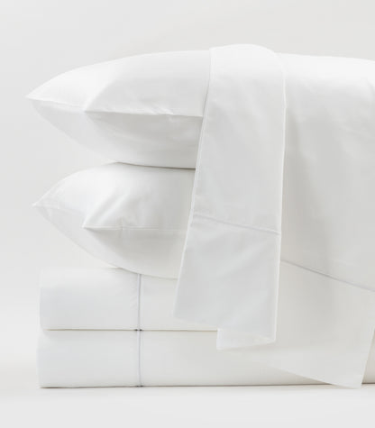 Sateen Luxe Sheet Set - White