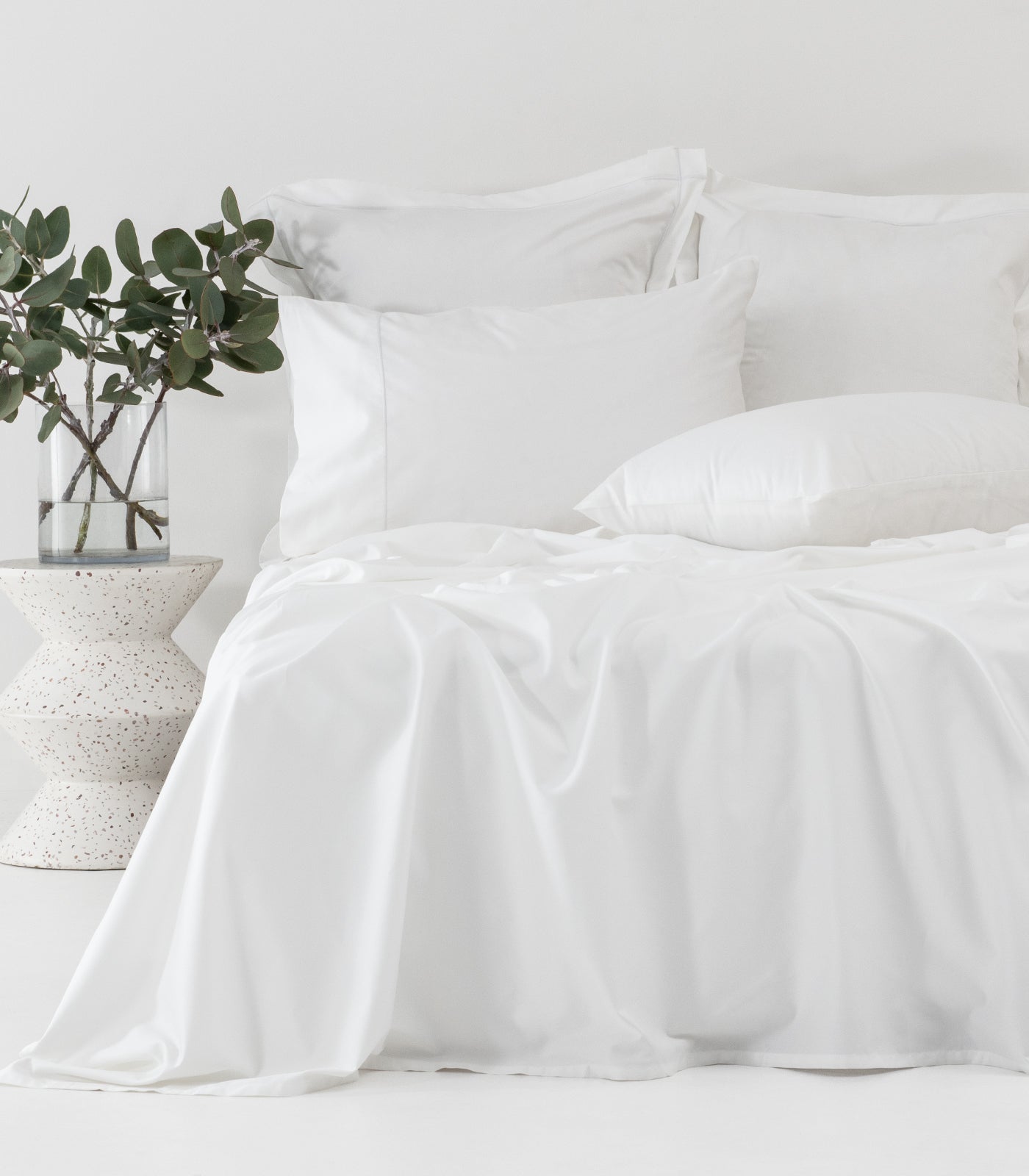 Sateen Luxe Sheet Set - White