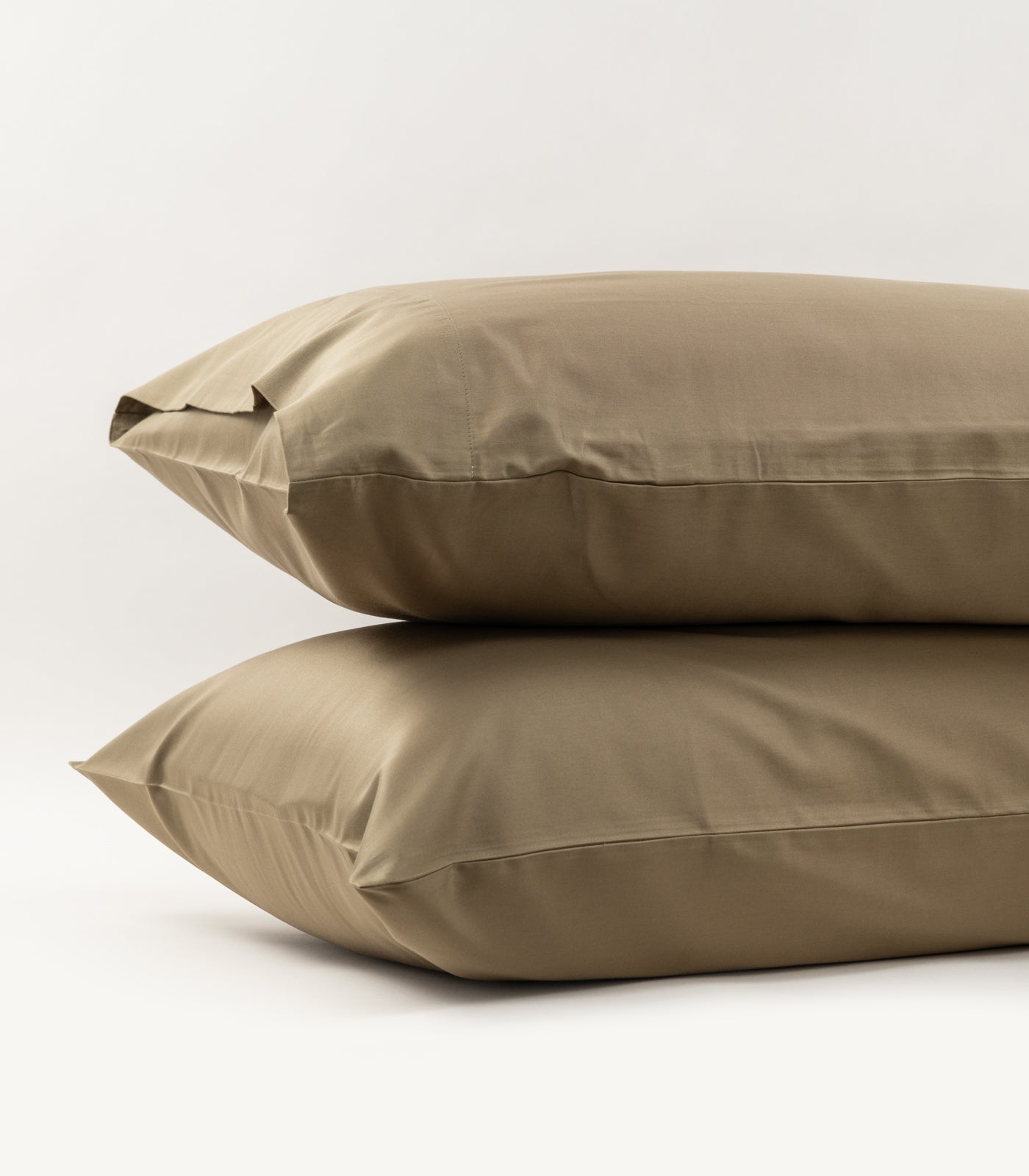 Bhumi Organic Cotton - Sateen Pillow Cases (Pair) - Olive