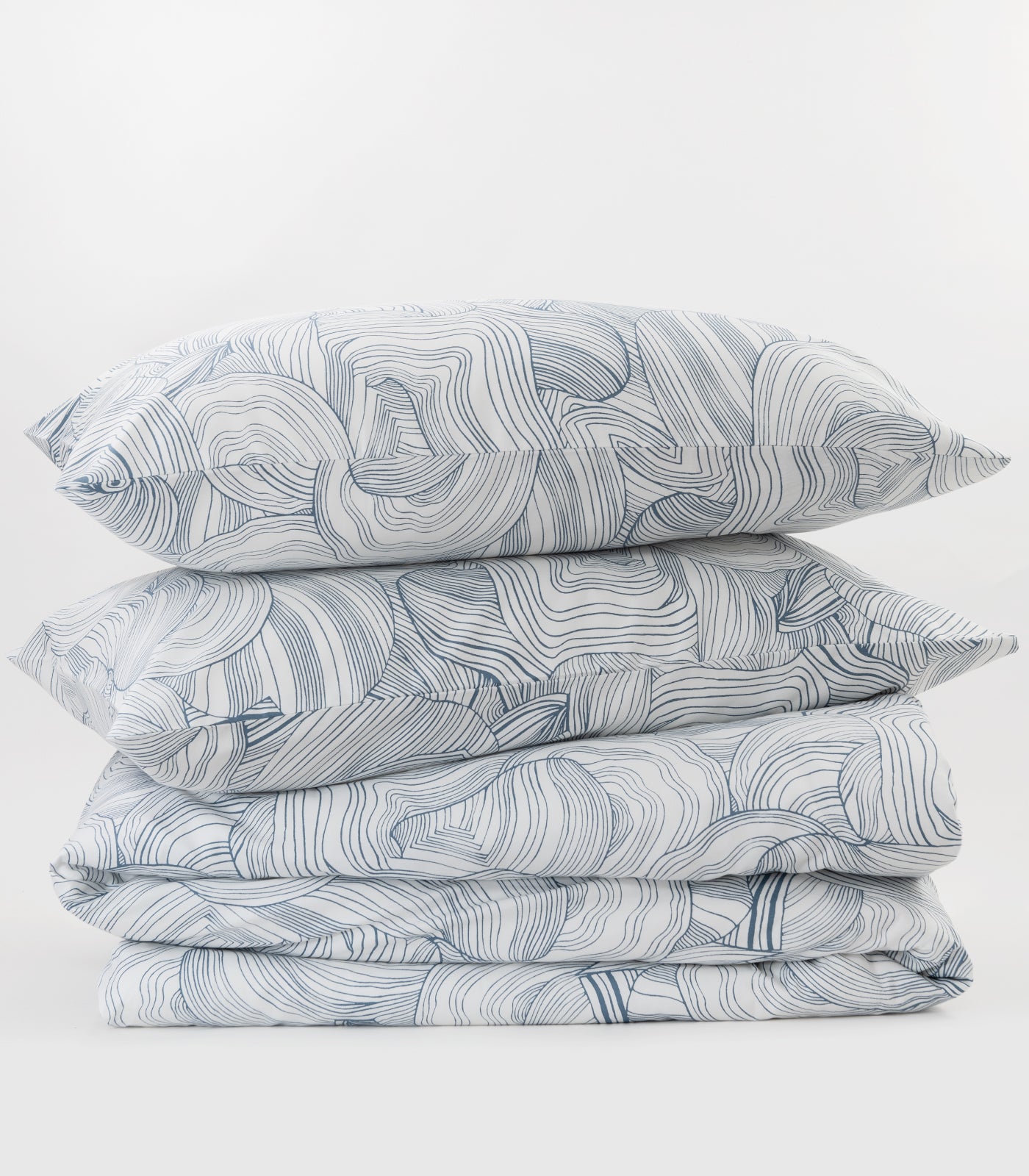 Sateen Luxe Quilt Cover Set - Luxe - Limited Edition - Oyster Blue