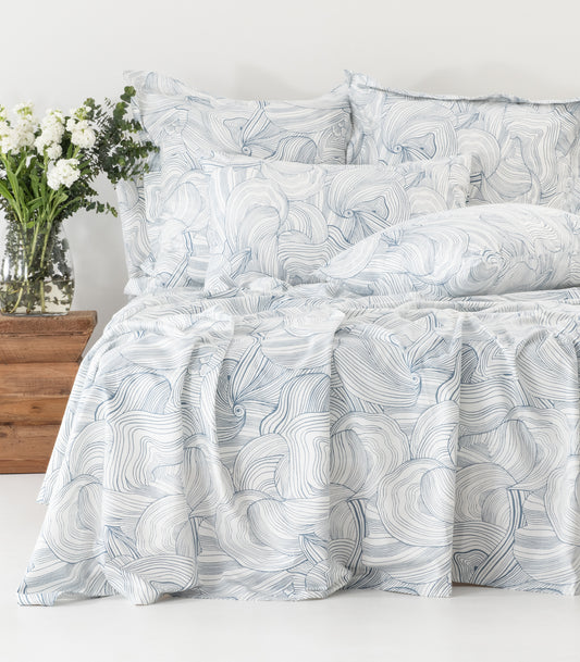Sateen Sheet Set - Luxe - Limited Edition - Oyster Blue