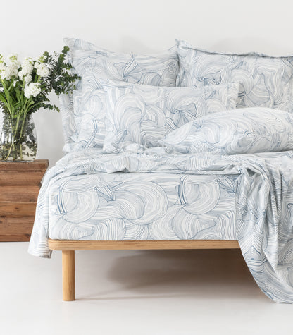Sateen Sheet Set - Luxe - Limited Edition - Oyster Blue