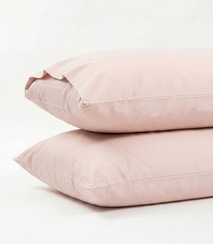 Bhumi Organic Cotton - Sateen Pillow Cases (Pair) - Rosewater
