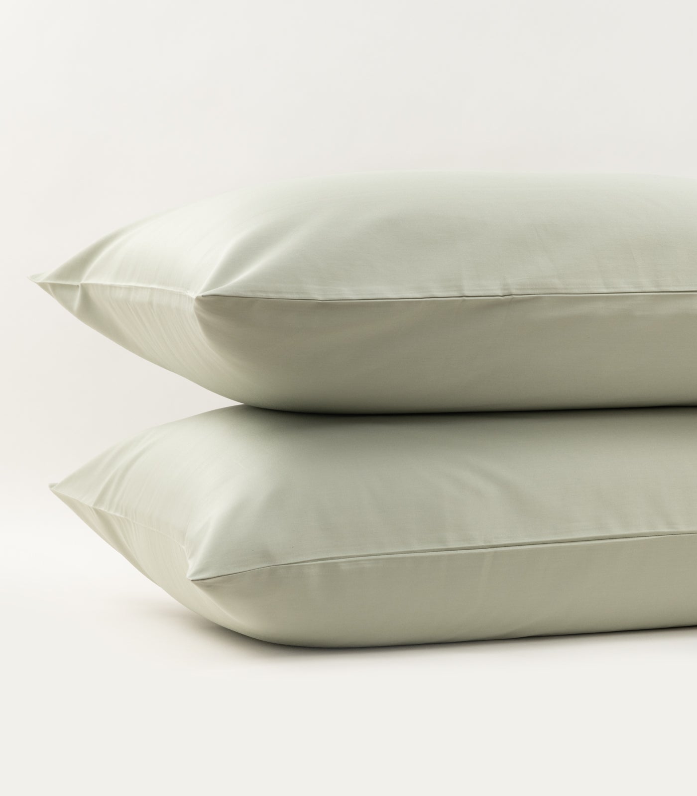 Bhumi Organic Cotton - Sateen Pillow Cases (Pair) - Sage