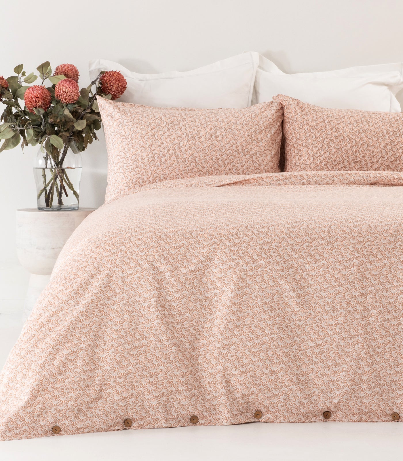 Sateen Luxe Quilt Cover Set - Luxe - Limited Edition - Coral