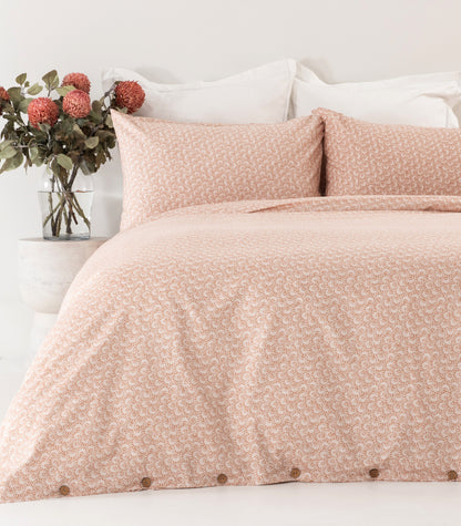 Sateen Luxe Quilt Cover Set - Luxe - Limited Edition - Coral