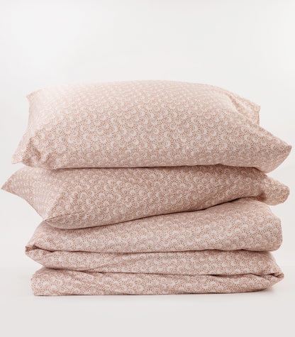 Sateen Luxe Quilt Cover Set - Luxe - Limited Edition - Coral