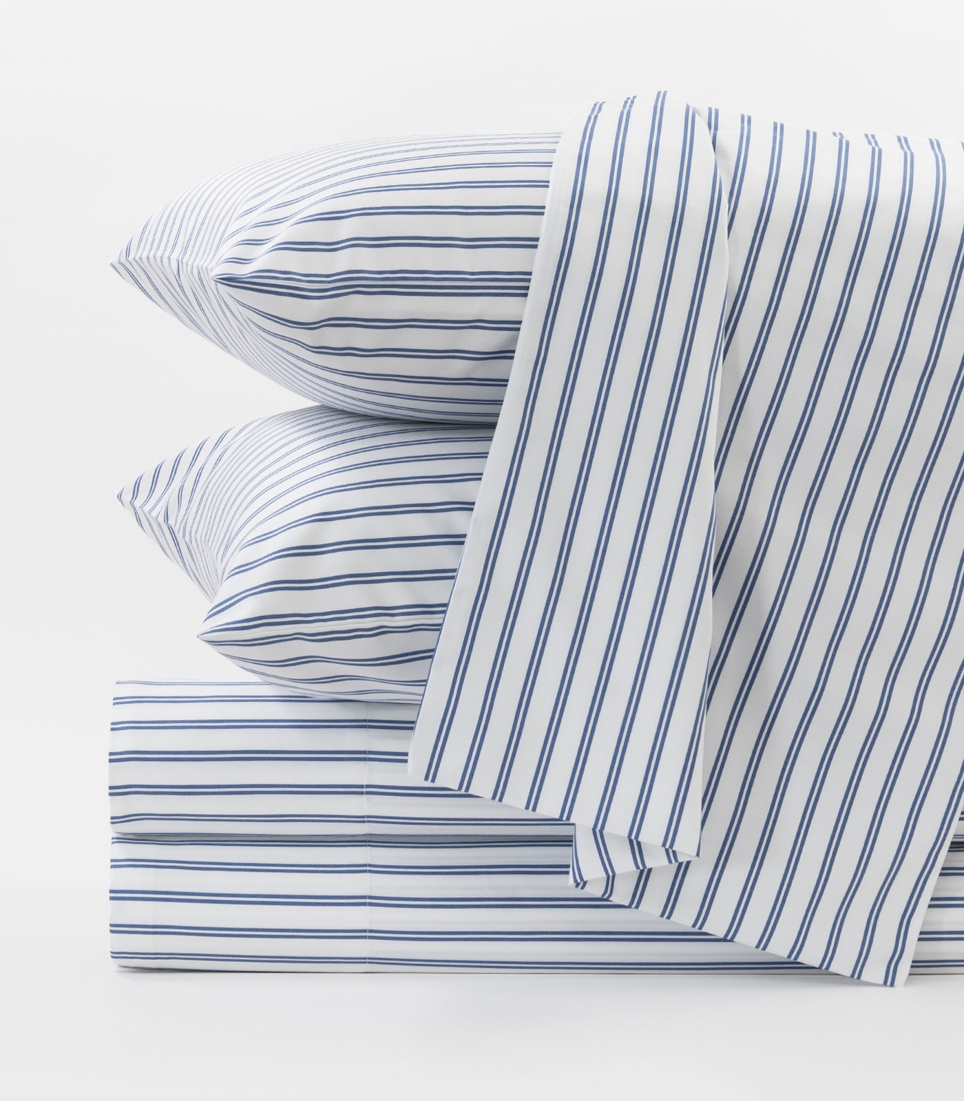Sateen Sheet Set - Luxe - Limited Edition - Tandem Stripe Blue