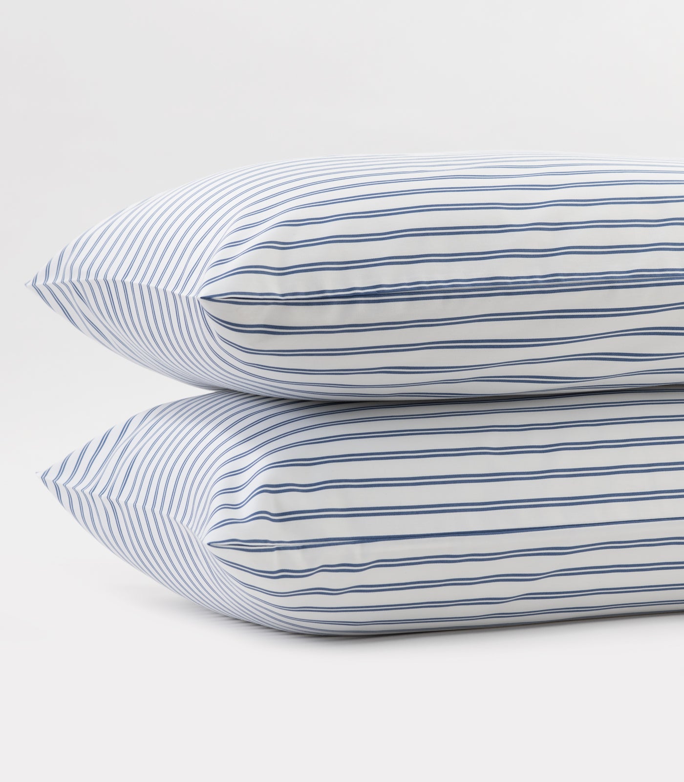 Sateen Pillow Cases (Pair) - Luxe - Limited Edition - Tandem Stripes Blue
