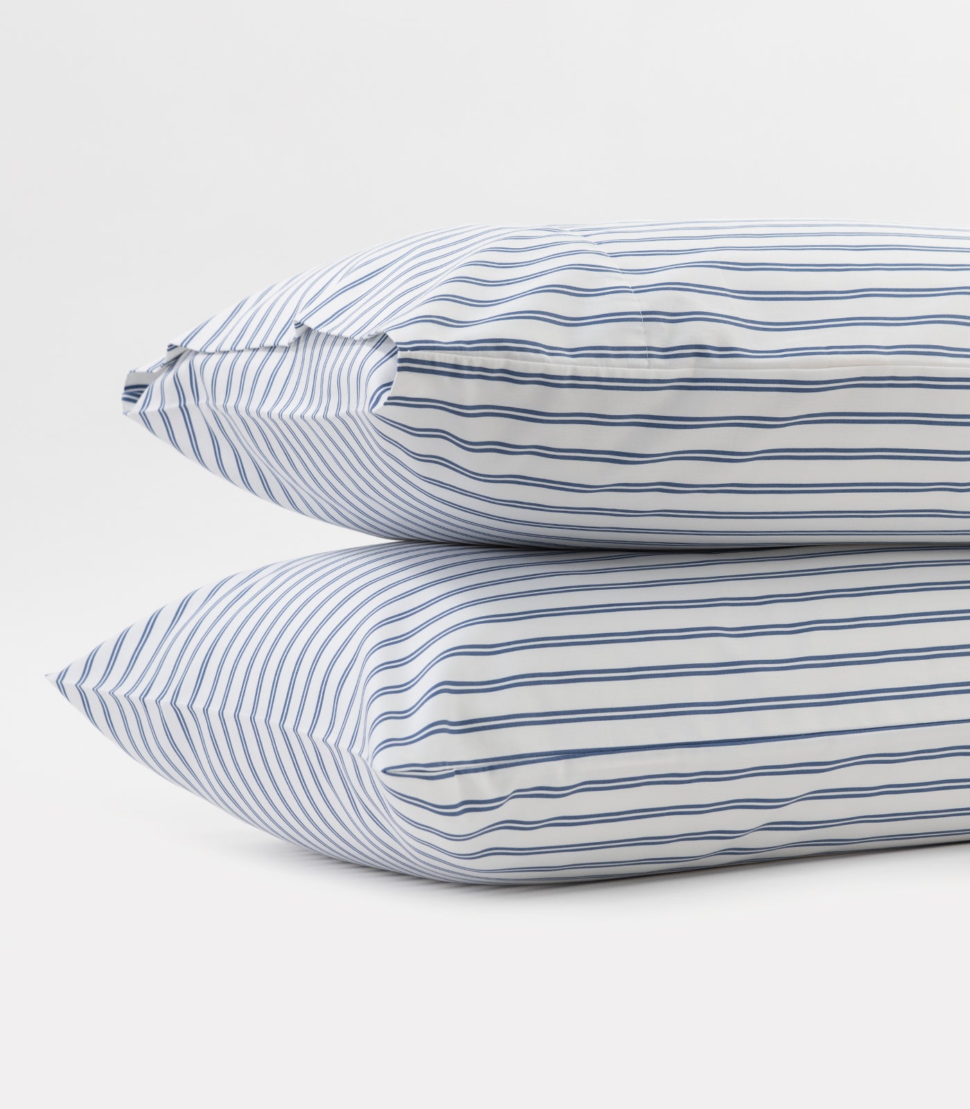 Sateen Pillow Cases (Pair) - Luxe - Limited Edition - Tandem Stripes Blue