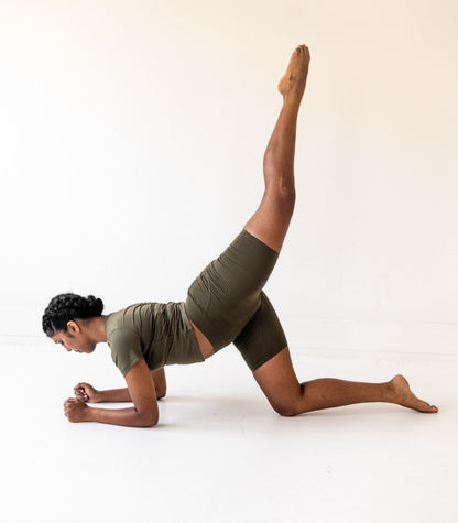 Short Sleeve Fitted Crop Top (3 Pack)