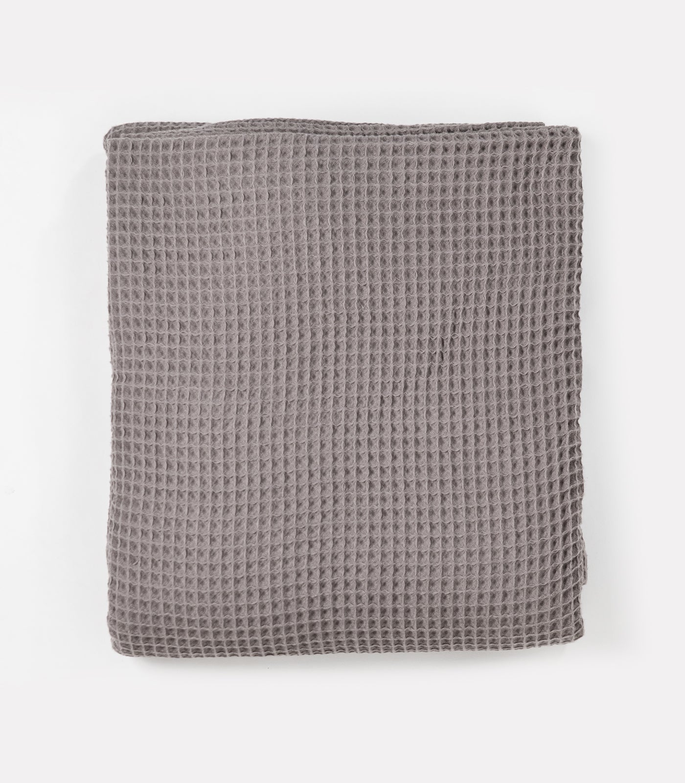 Bhumi Organic Cotton - Waffle Blanket - Charcoal