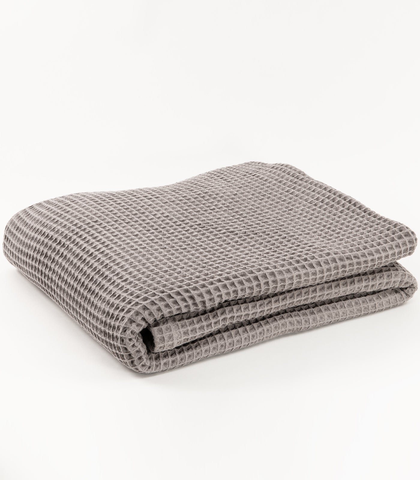 Bhumi Organic Cotton - Waffle Blanket - Charcoal