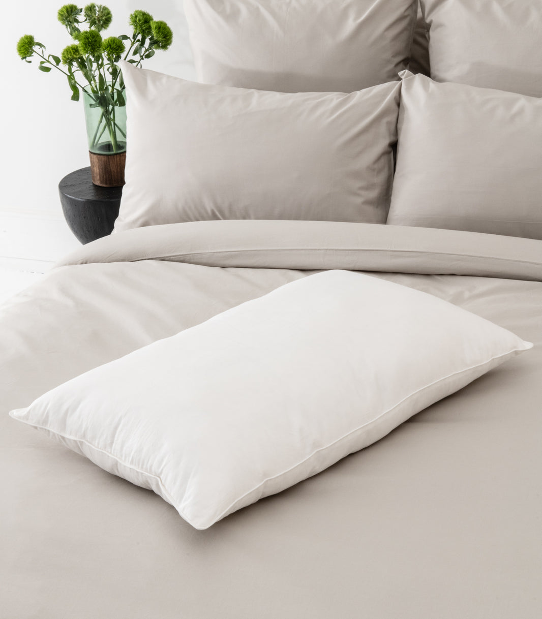 Organic Cotton Kapok Pillow - Firm | Bhumi Fairtrade Organic Cotton ...