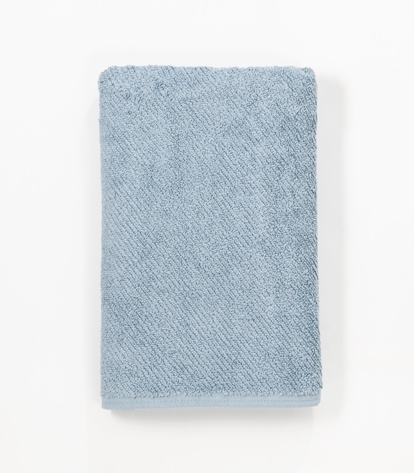 Bhumi Organic Cotton - Twill Bath Towel - Stone Blue