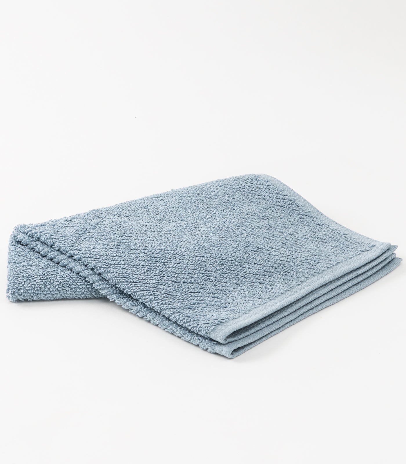 Bhumi Organic Cotton - Twill Hand Towel - Stone Blue