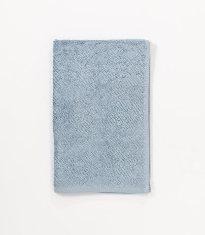 Bhumi Organic Cotton - Twill Hand Towel - Stone Blue