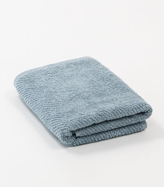 Twill Mini Bath Towel - Stone Blue