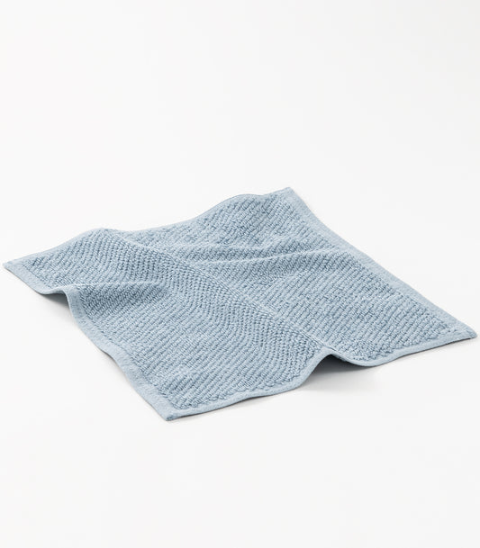 Bhumi Organic Cotton - Twill Wash Cloth - Stone Blue