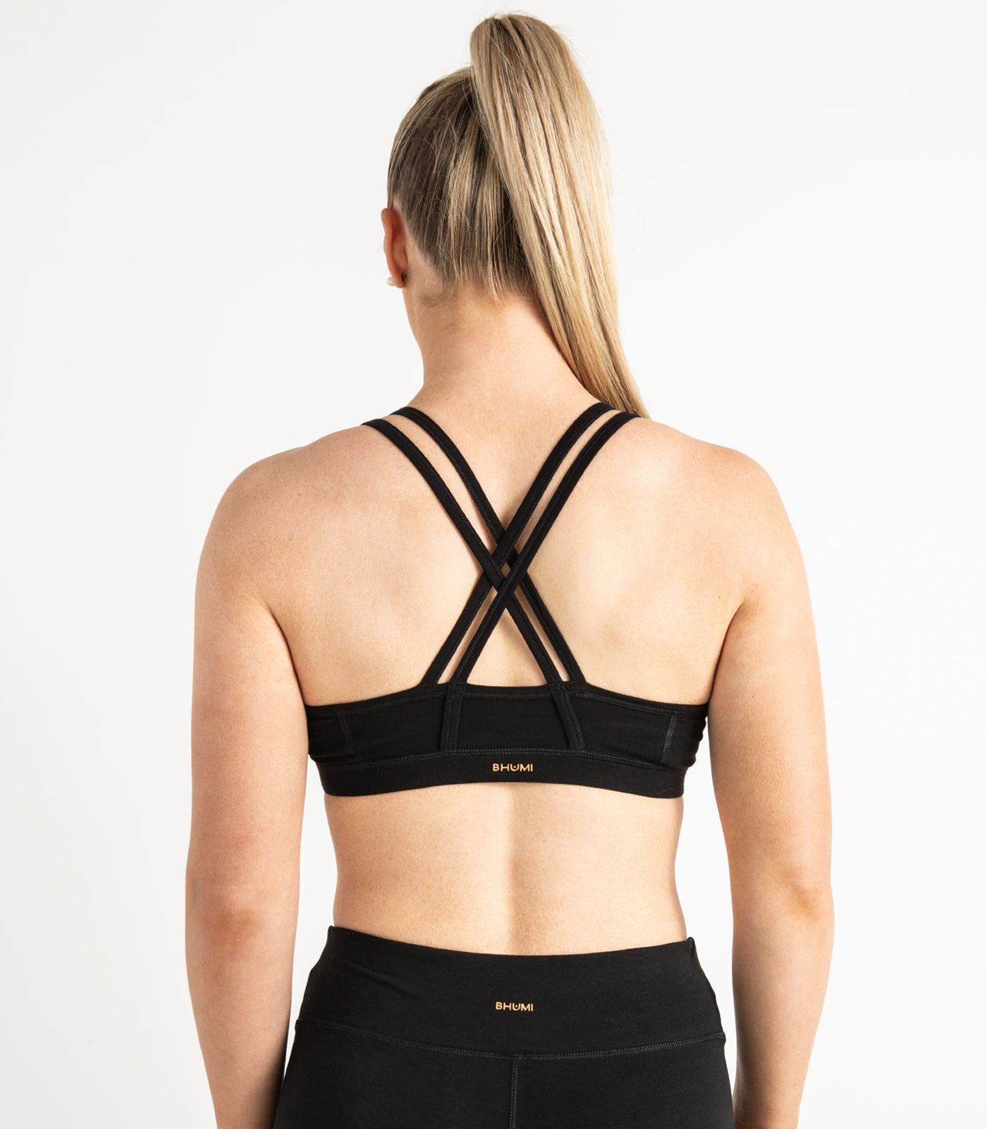 Strap Crop Top - Black