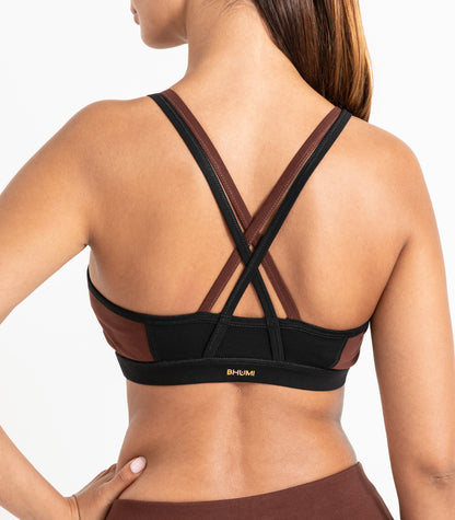 Strap Crop Top - Espresso