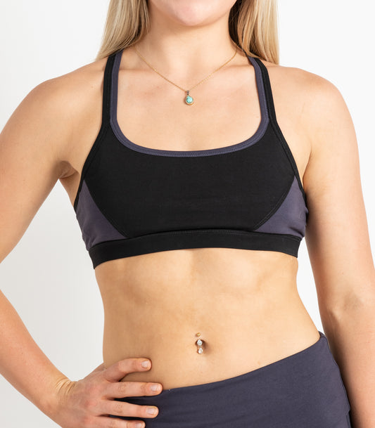 Strap Crop Top - Graphite