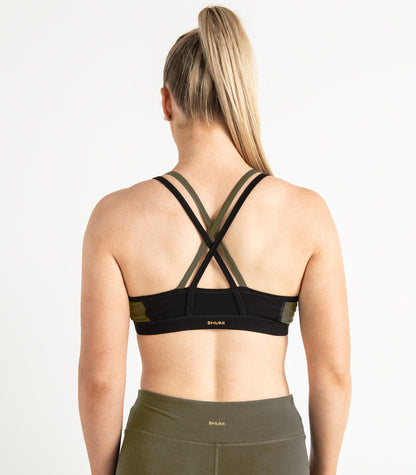 Strap Crop Top - Dark Olive
