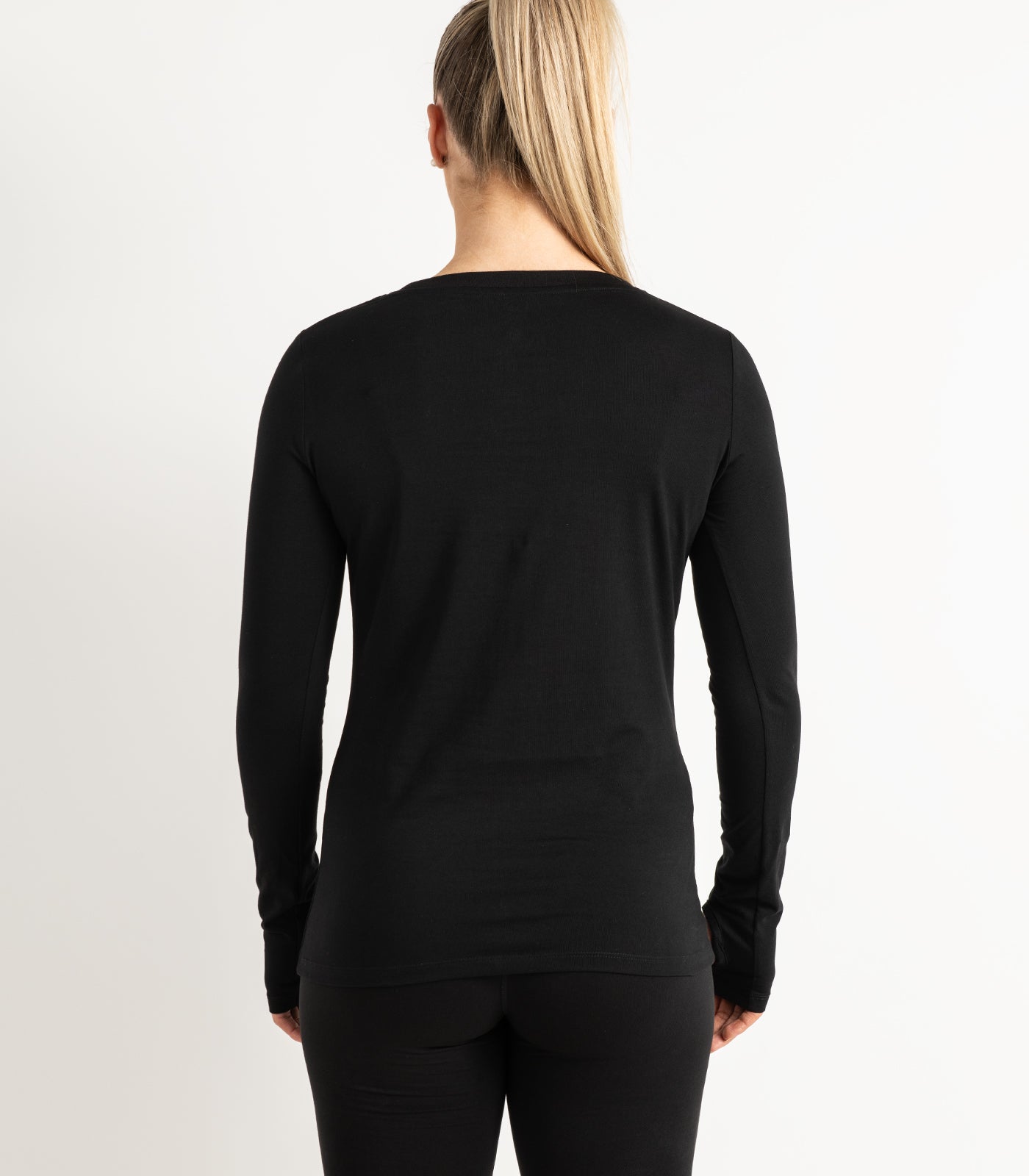 Thumbhole Tee - Black