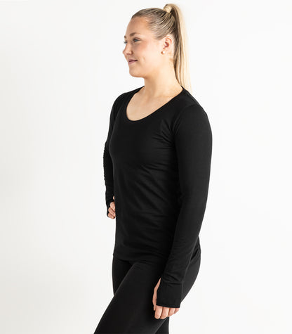 Thumbhole Tee - Black