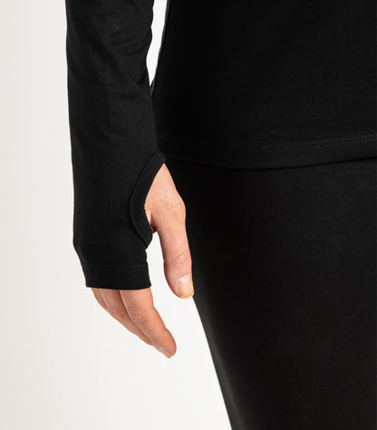 Thumbhole Tee - Black