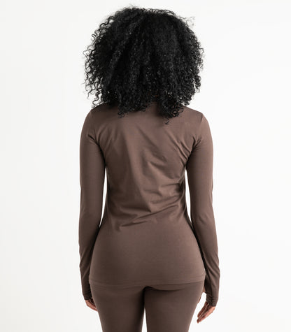 Thumbhole Tee - Chocolate Martini