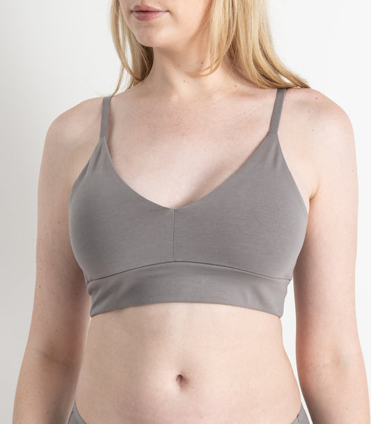 Bhumi Organic Cotton - Classic T-Shirt Bra - Titanium