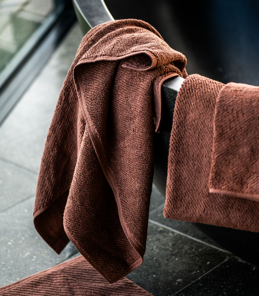 Bhumi Organic Cotton - Twill Bath Towel - Redwood