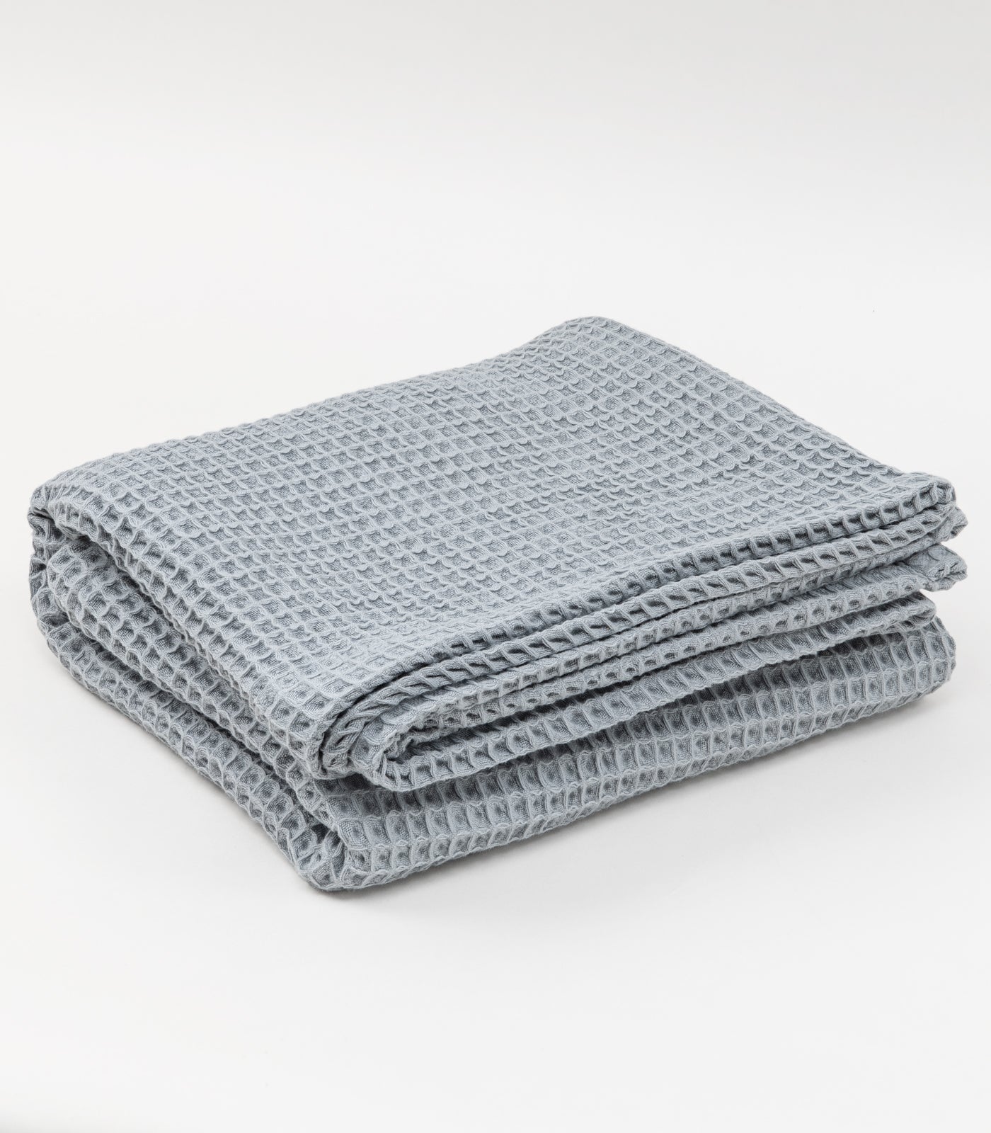 Bhumi Organic Cotton - Waffle Blanket - Sky Blue