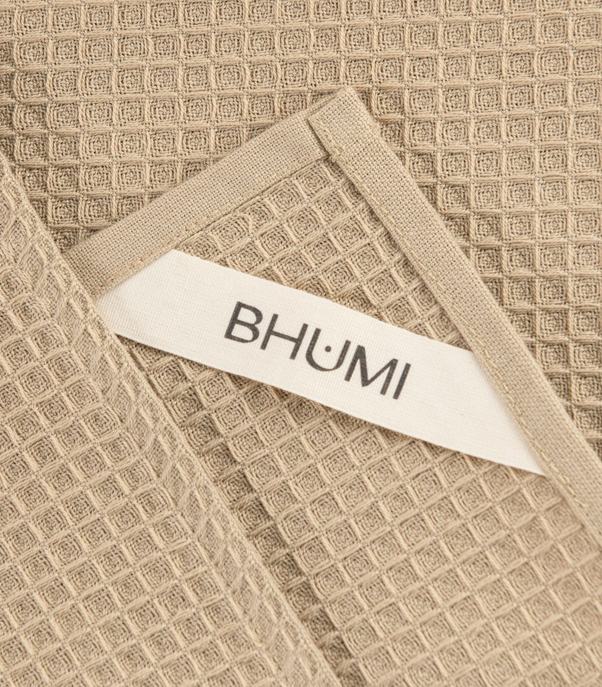 Tea Towels - Waffle (2 Pack) - Khakhi