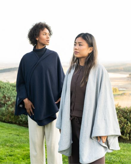 Bhumi Organic Cotton - Fleece Wrap - Light Grey Melange