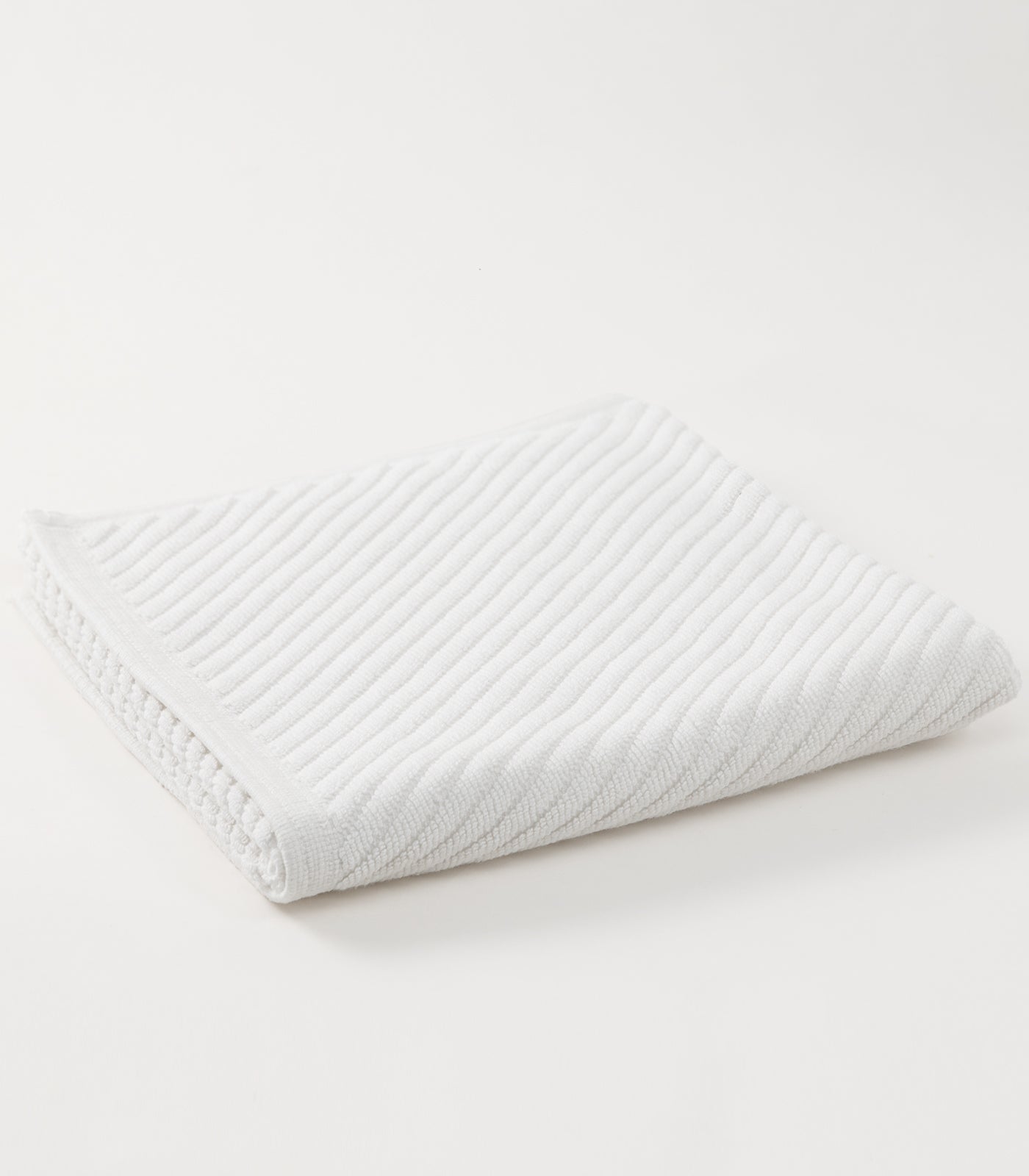 Bhumi Organic Cotton - Twill Bath Mat - White