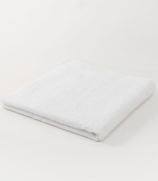 Bhumi Organic Cotton - Twill Bath Towel - White