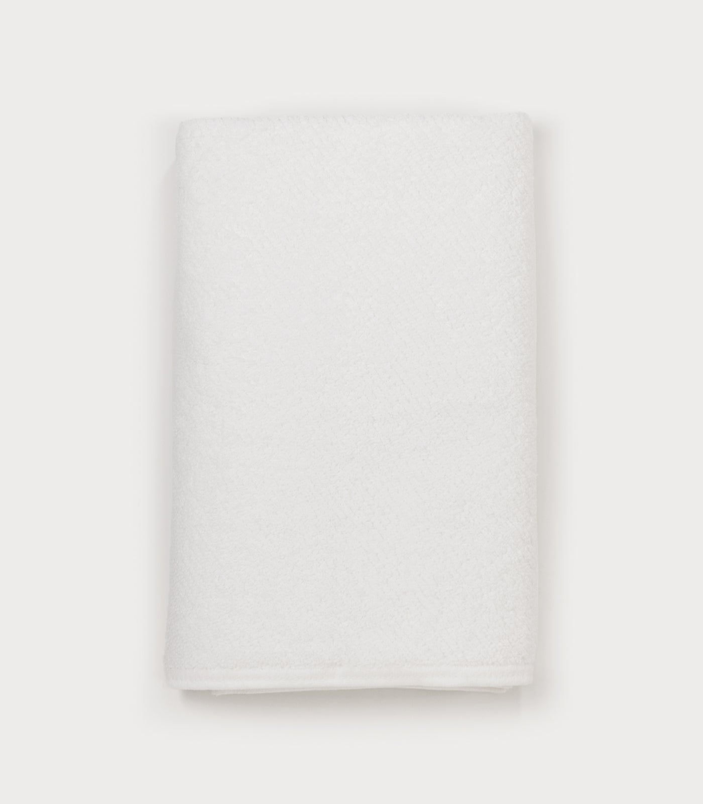 Bhumi Organic Cotton - Twill Bath Towel - White