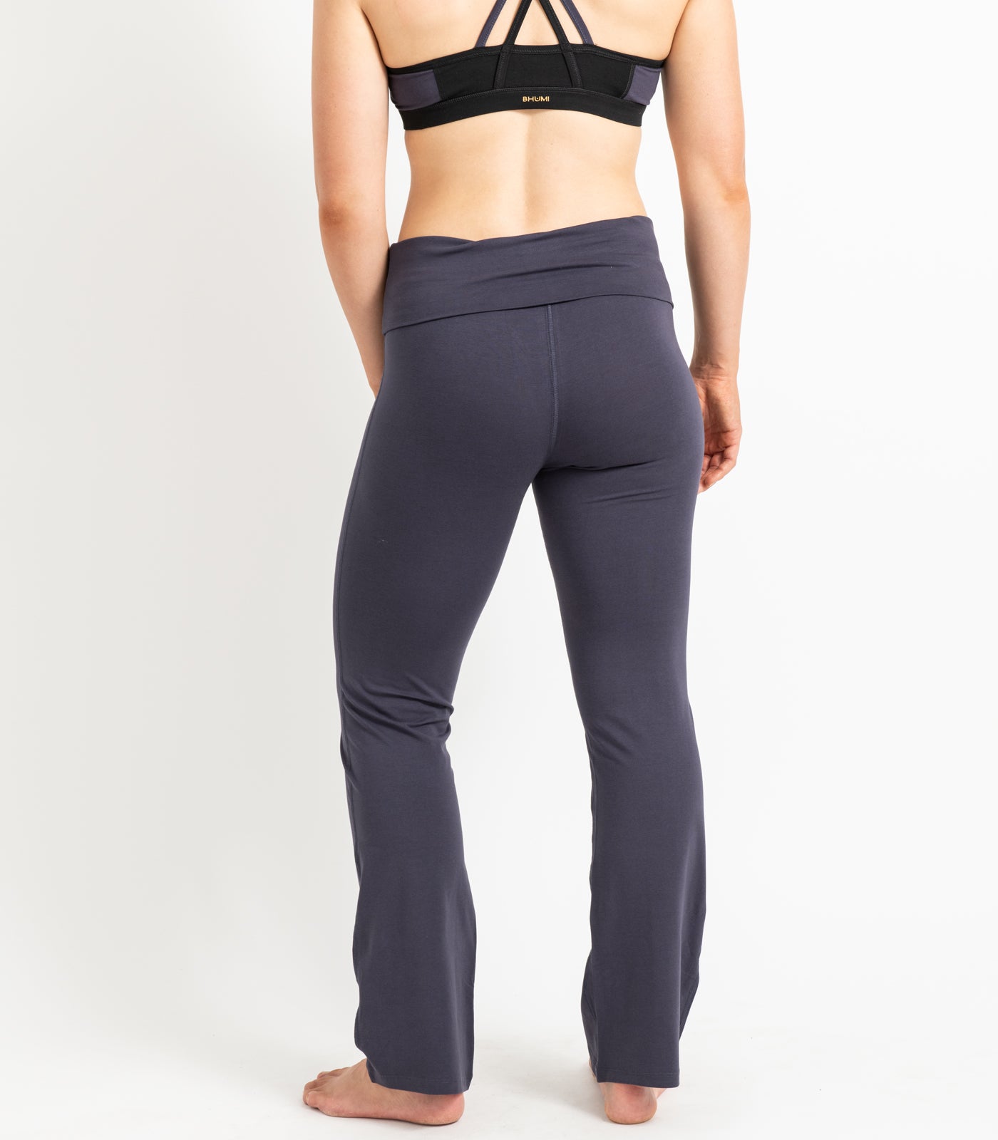 Wide Leg Leggings - Graphite
