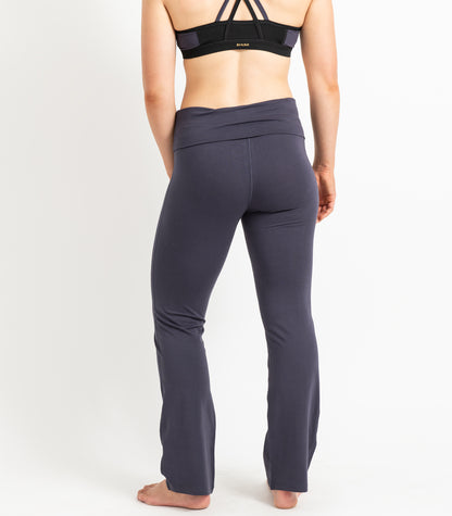 Wide Leg Leggings - Graphite